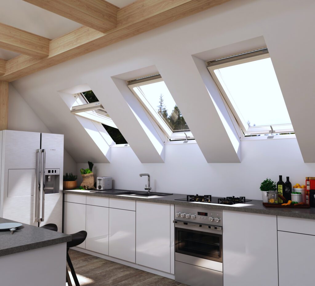 kuchnia_iso-1024x931 Aranżacja kuchni na poddaszu